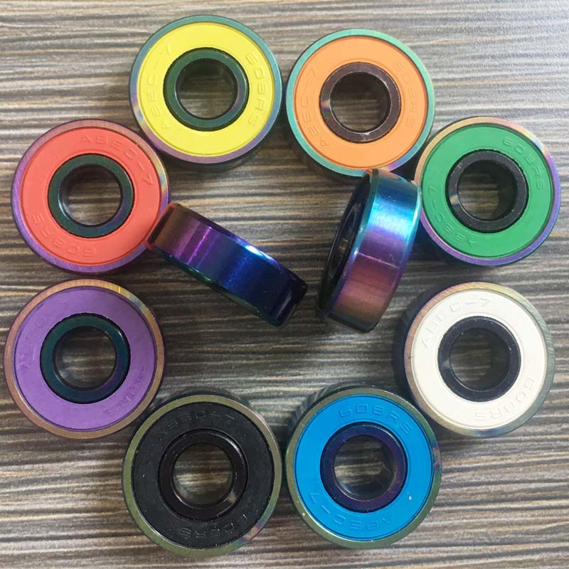 rainbow color ball bearing 608 8*22*7mm
