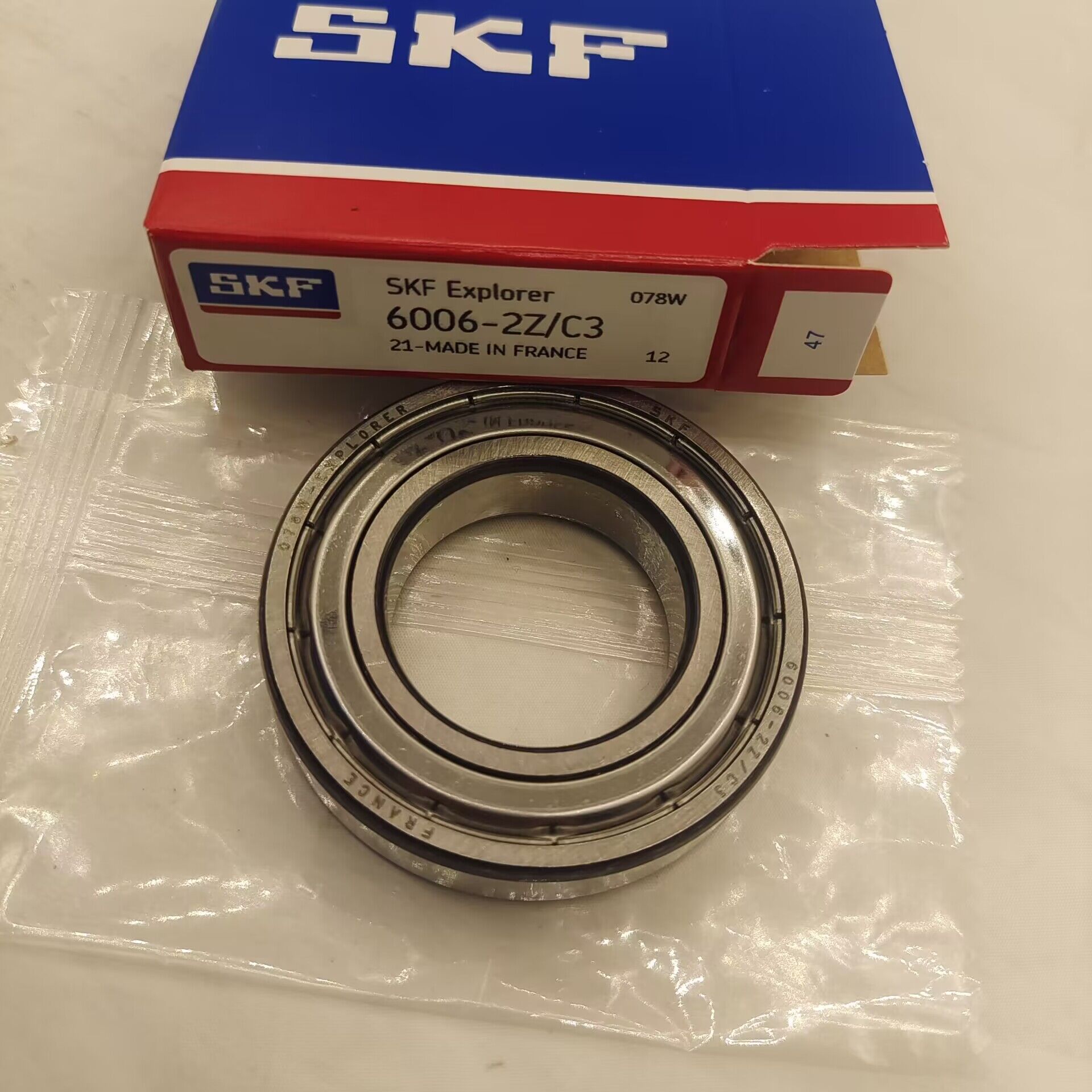 SKF ball bearing 6006-2RS/C3 6006ZZ 6006 bearing 